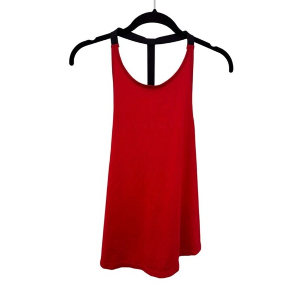 Ryderwear Tank Top Womens Size S Red Racerback Logo Gym Yoga Athleisure